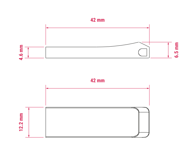 Mechanical Drawing - Raspberry Pi USB 3.0 Flash Drives